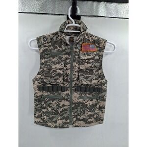 Rothco Jr GI Kids Medium Ranger Vest Multi Pocket Tactical Army  ACU DIGITAL‎